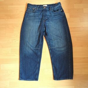 Madewell The Darted Barrel Leg Jeans